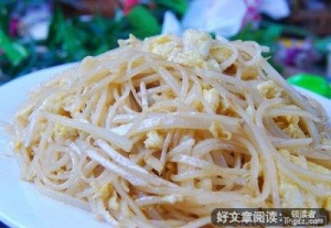 土豆丝炒鸡蛋