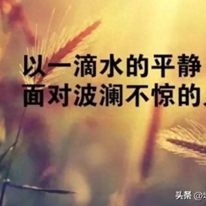 适合发朋友圈的人生感悟：精辟的生活哲理语录